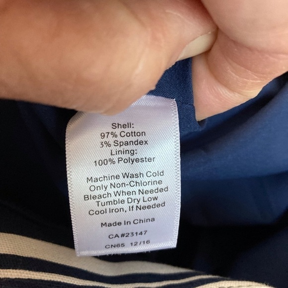 Talbots Classic Striped Skirt - Picture 4 of 5